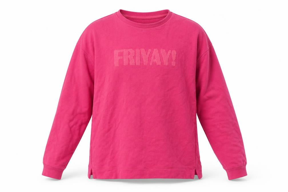 Marks and Spencer Girls Pink   Pullover Sweatshirt Size 13-14 Years