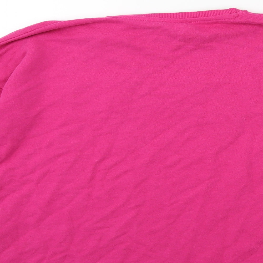 Marks and Spencer Girls Pink   Pullover Sweatshirt Size 13-14 Years