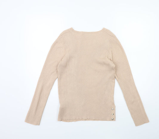 Dorothy Perkins Womens Pink  Knit Pullover Jumper Size 8