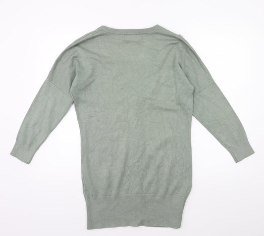 shere female Womens Green  Knit Cardigan Jumper Size S
