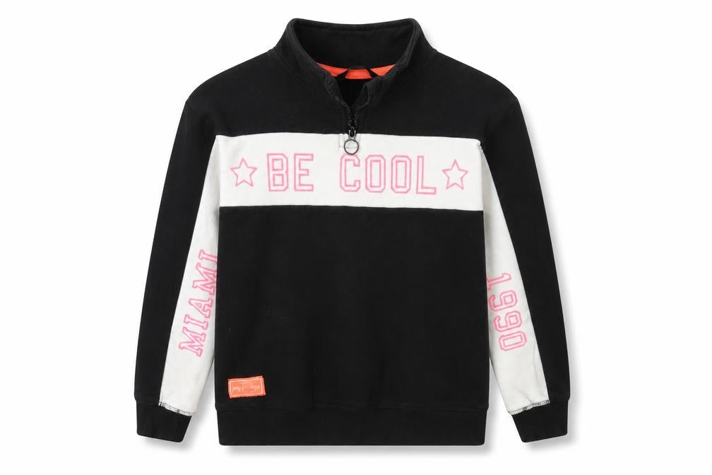 George Girls Black   Pullover Sweatshirt Size 9 Years