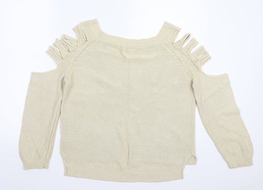 Love 21 Womens Beige   Pullover Jumper Size L