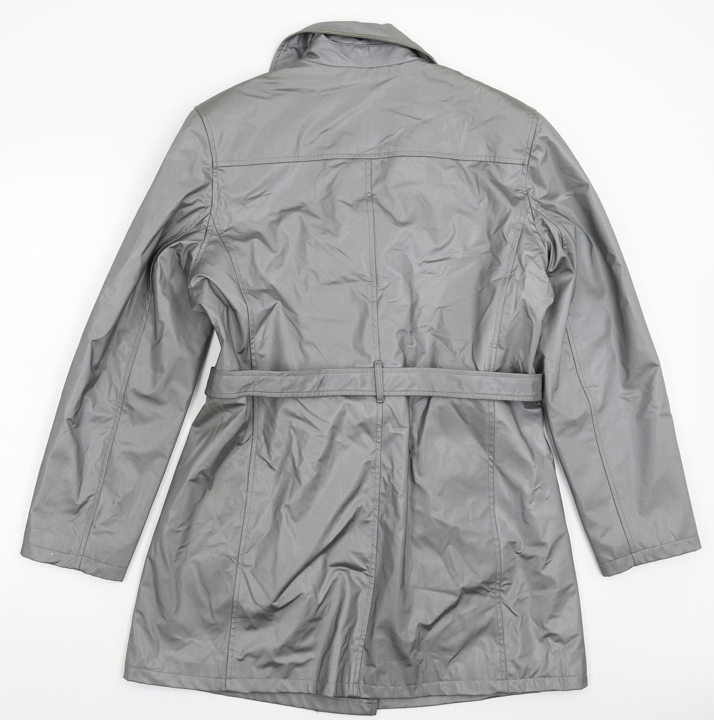 Sabadini Womens Silver   Kimono Coat Size 14