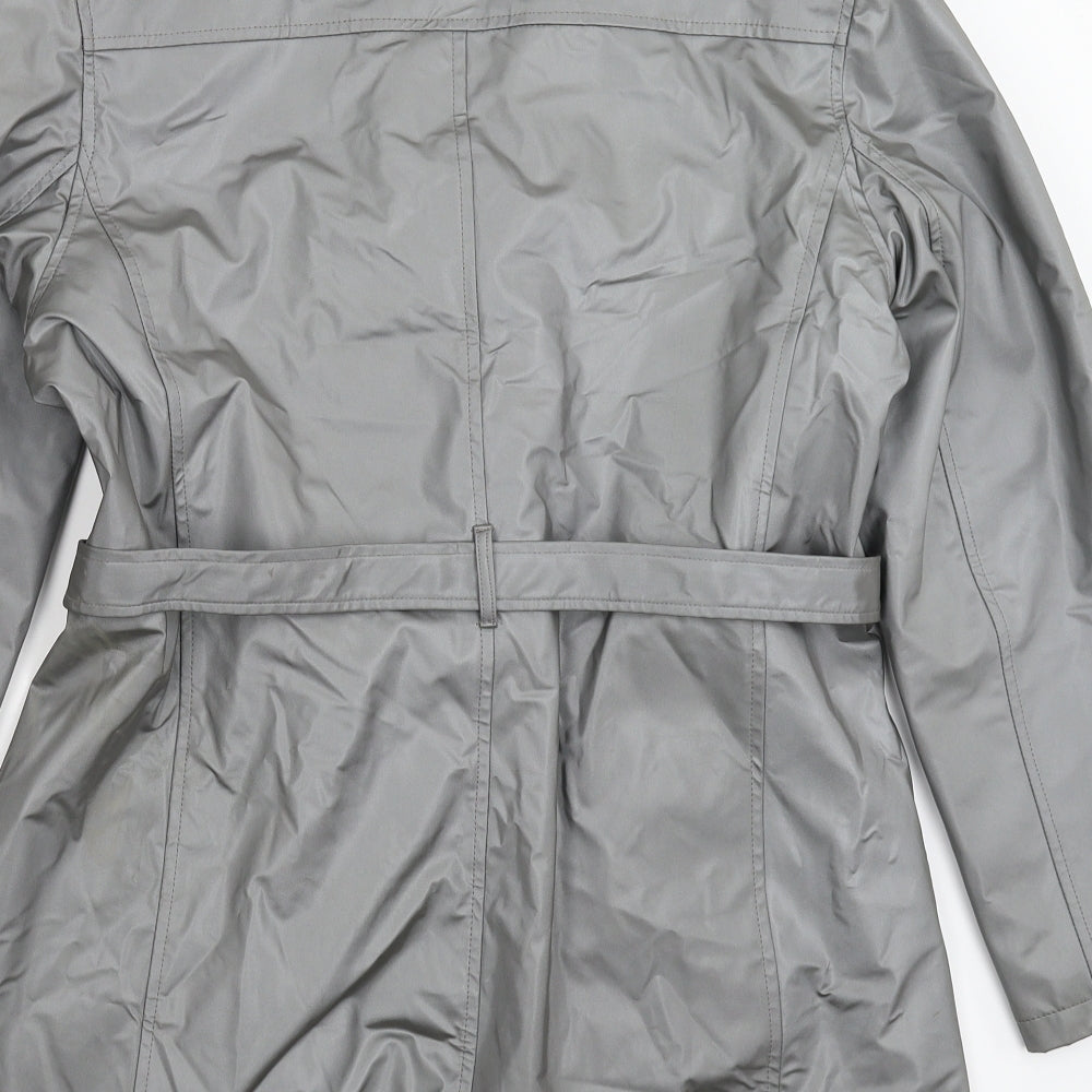 Sabadini Womens Silver   Kimono Coat Size 14