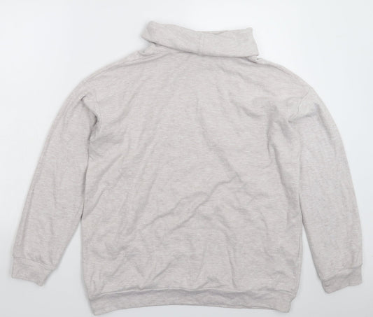 Select Womens Grey   Pullover Sweatshirt Size M