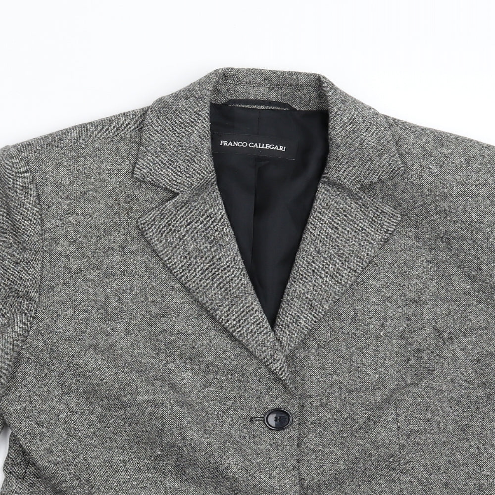 Franco Callegari Womens Grey   Jacket Suit Jacket Size 10