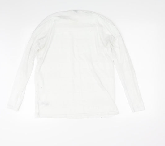 NEXT Womens White   Pullover Sweatshirt Size 14