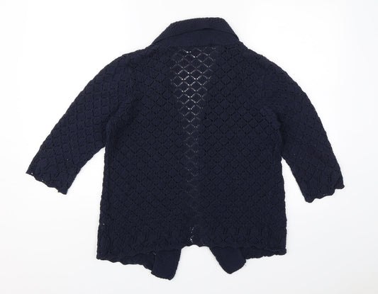 Autonomy Womens Blue   Shrug Jumper Size M