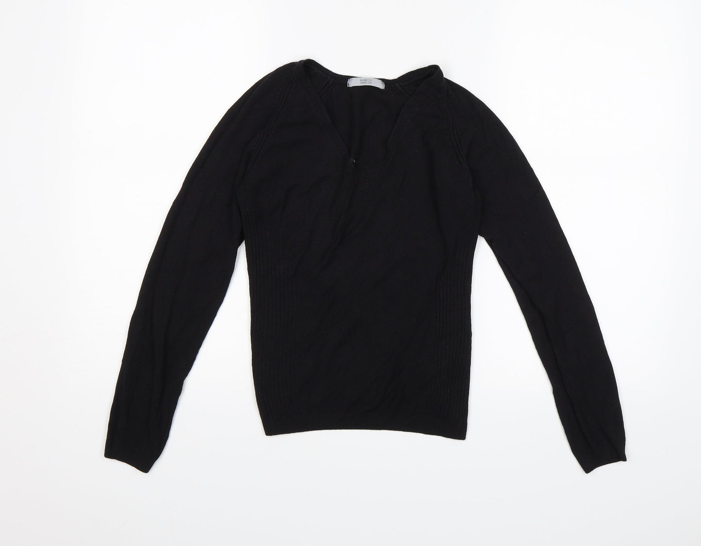 Marks and Spencer Womens Black   Pullover Jumper Size 12