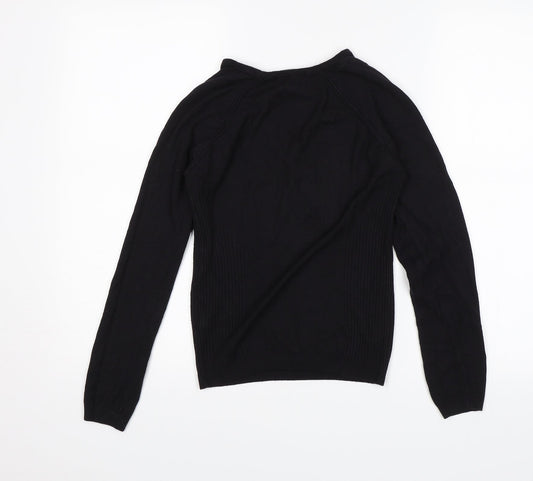 Marks and Spencer Womens Black   Pullover Jumper Size 12