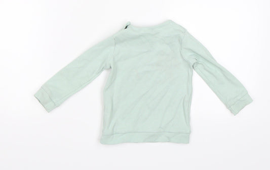 George Baby Green   Pullover Jumper Size 9-12 Months  - Home grown with love