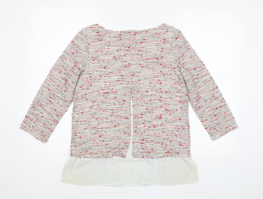 Roman Womens White   Pullover Jumper Size 12