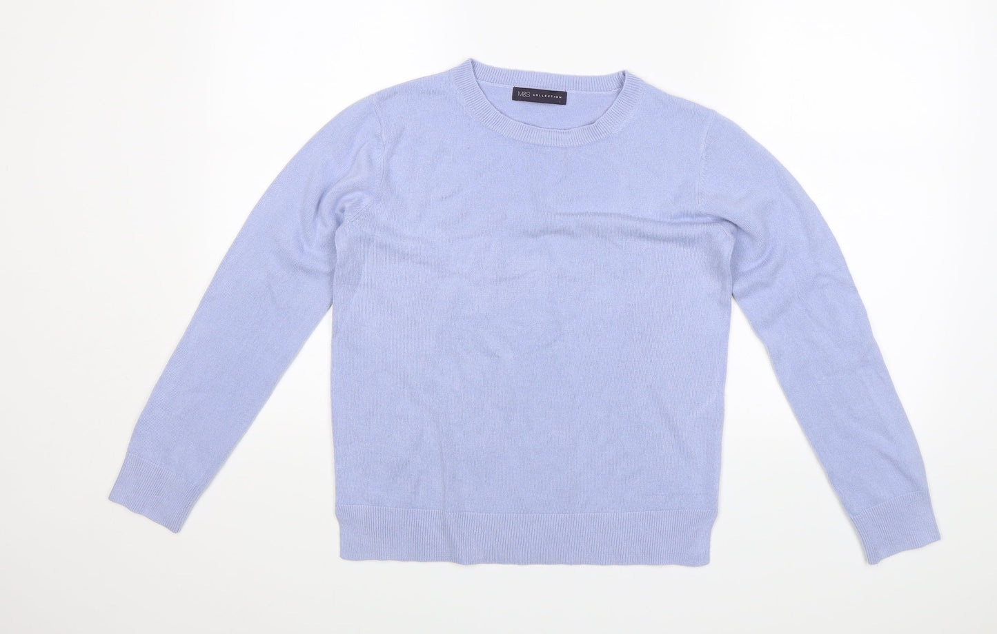 M&S Womens Blue   Pullover Jumper Size 10
