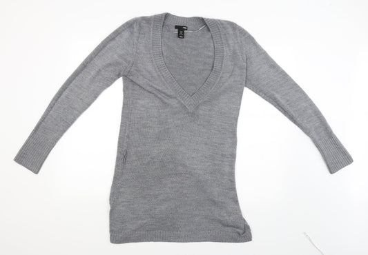 H&M Womens Grey   Pullover Jumper Size 12