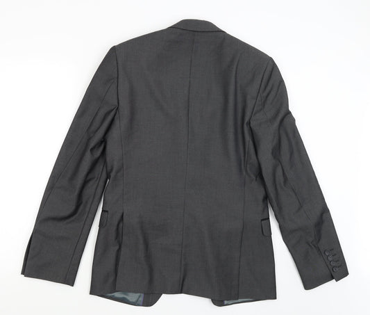 Burton Mens Grey   Jacket Blazer Size 36