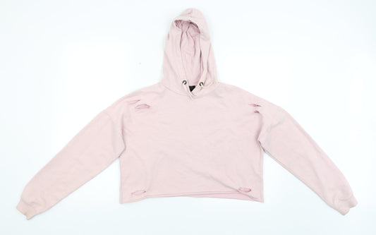 New Look Girls Pink   Pullover Hoodie Size 15 Years