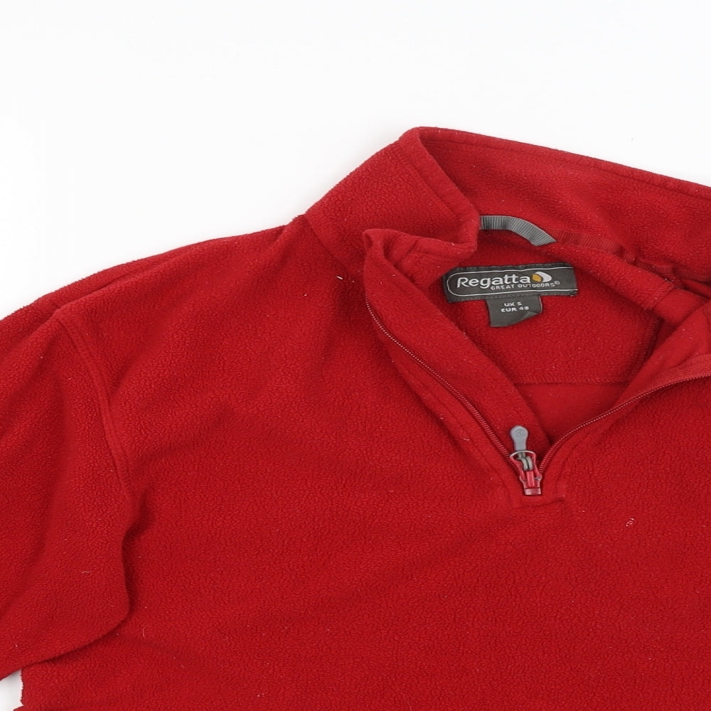 Regatta Boys Red   Pullover Hoodie Size S