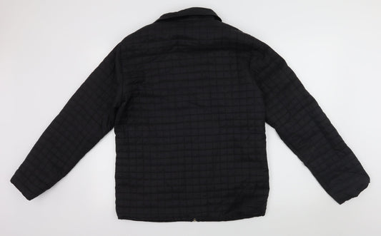 Incorporatewear Mens Black Camouflage  Jacket Coat Size M
