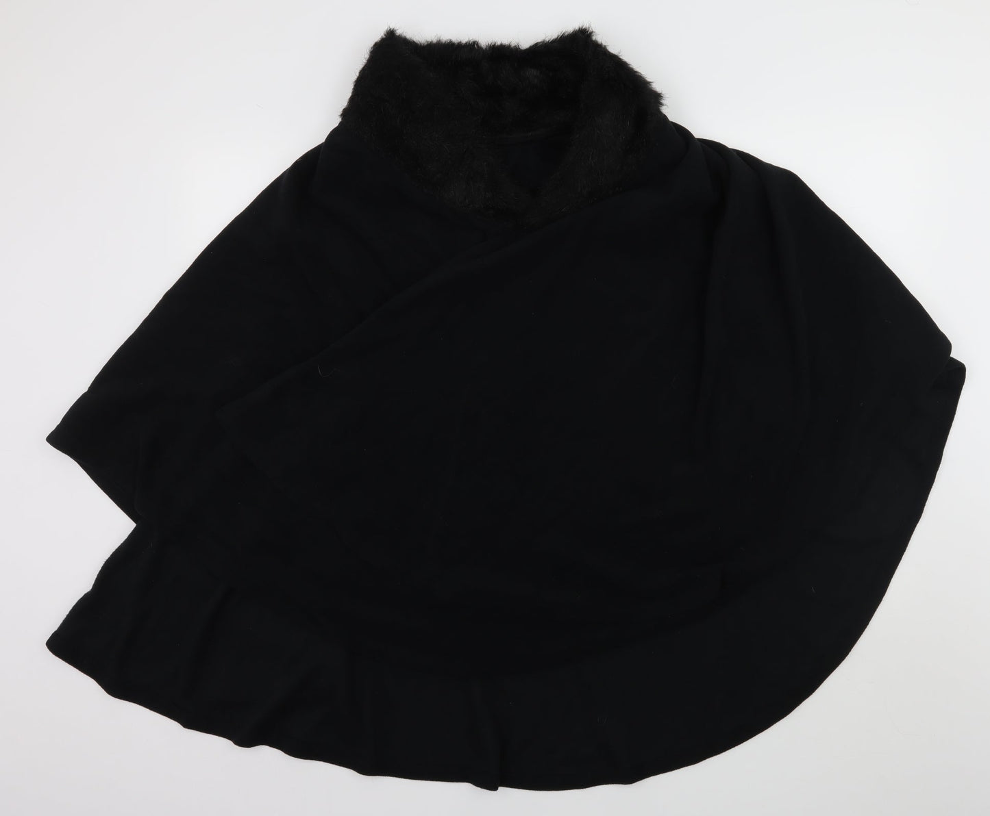 M&Co Womens Black   Wrap Jumper One Size