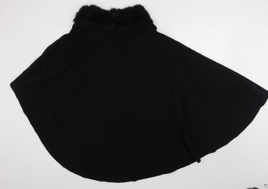 M&Co Womens Black   Wrap Jumper One Size