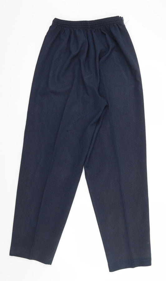 Preworn Womens Blue   Dress Pants Trousers Size 14 L28 in