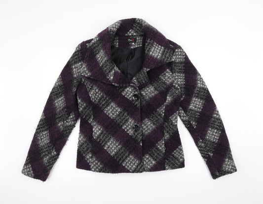 Oscar B Womens Purple   Jacket  Size 12