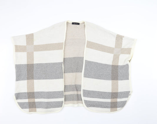 New Look Womens White   Jacket Coatigan One Size