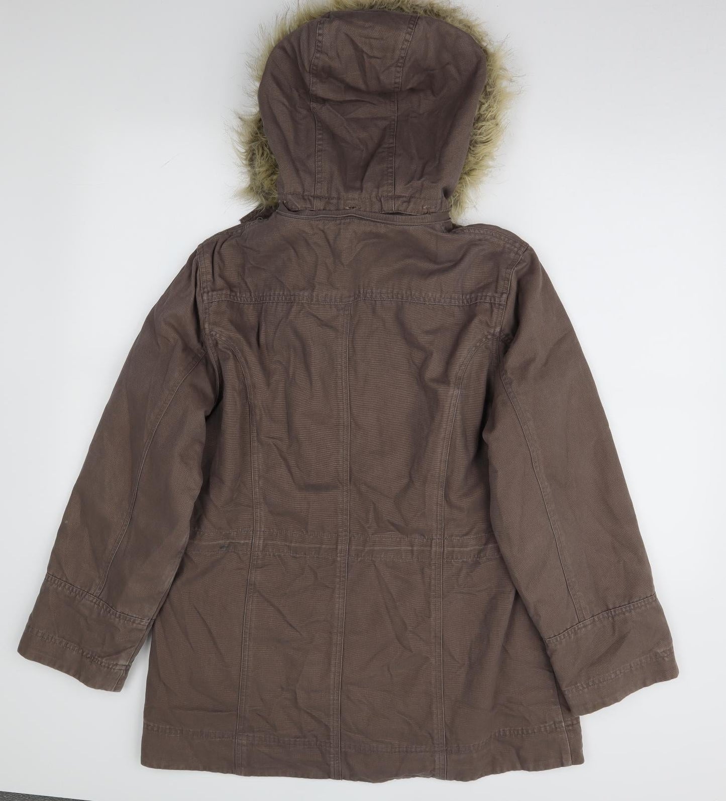 BHS Womens Brown   Windbreaker Coat Size 10