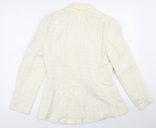 Preworn Womens White   Jacket  Size 38