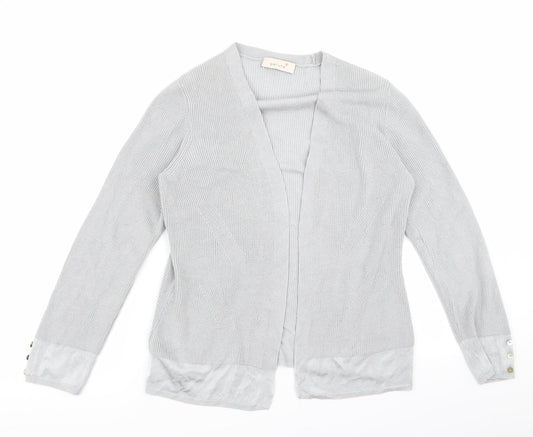 paruna Womens Grey   Cardigan Jumper Size 12