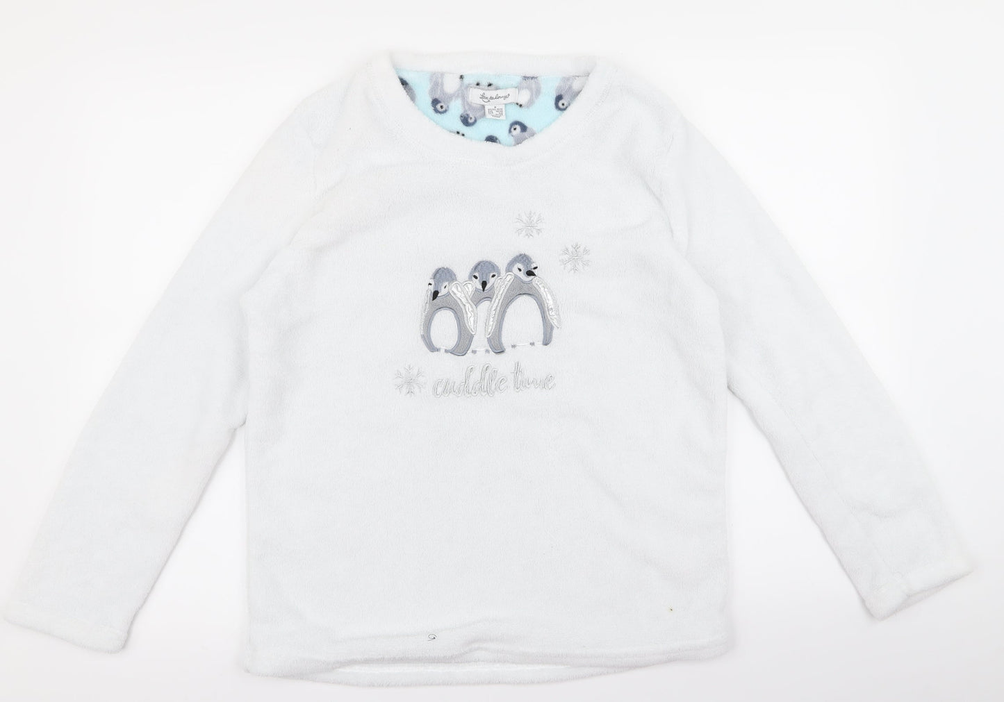 Preworn Womens White   Pullover Jumper Size S  - cuddle master