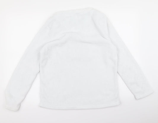 Preworn Womens White   Pullover Jumper Size S  - cuddle master