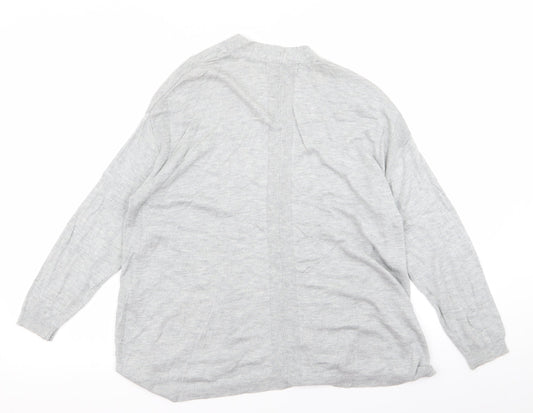 m&s Womens Grey   Cardigan Jumper Size 8