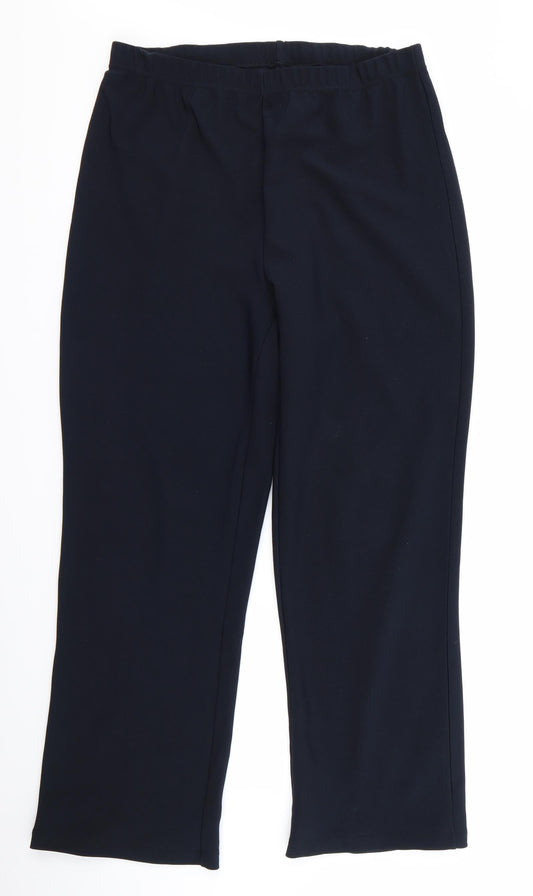 Preworn Womens Blue   Trousers  Size 42 L27 in