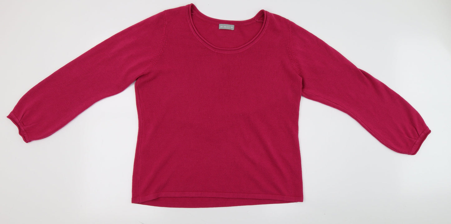 Per Una Womens Pink   Pullover Jumper Size 20