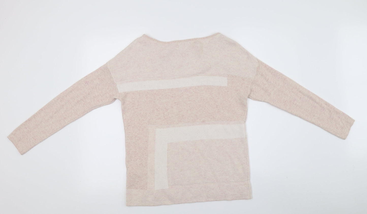 Principles Womens Pink Striped  Pullover Jumper Size 10