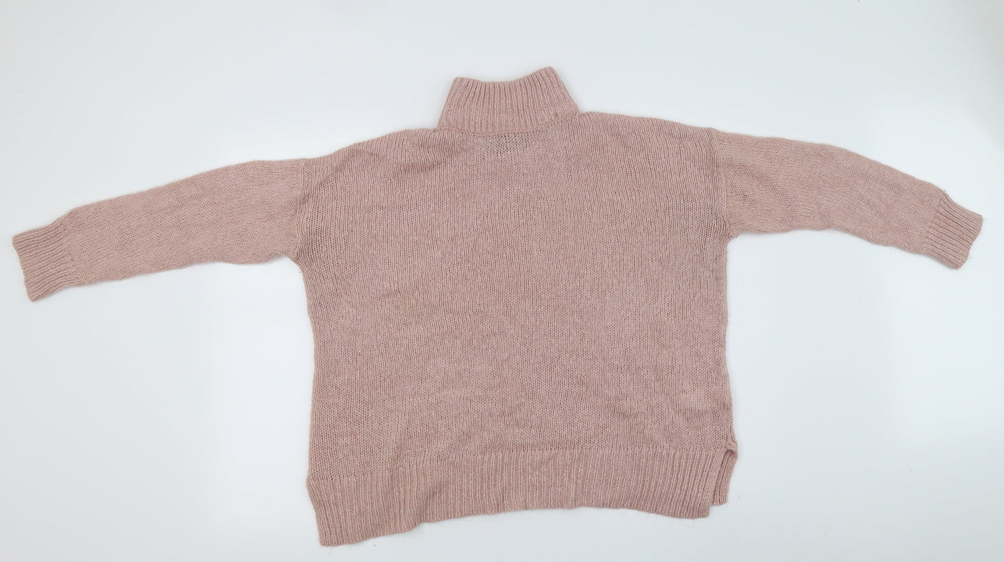New Look Womens Pink   Pullover Jumper Size M