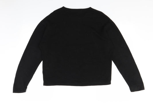 Akal Womens Black   Pullover Jumper Size M
