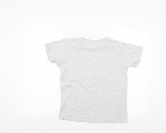 Smyx Boys Grey   Basic T-Shirt Size 14 Years