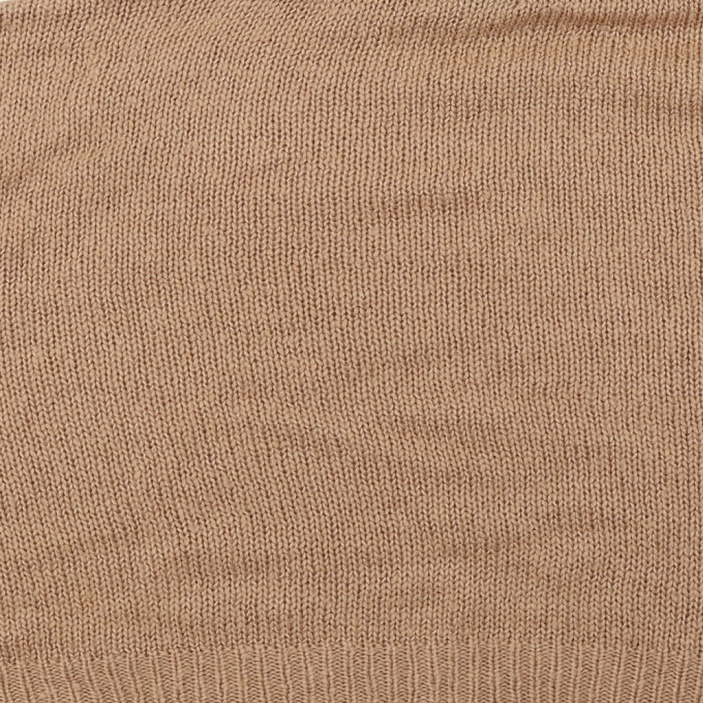 New Look Womens Brown  Knit Pullover Jumper Size M