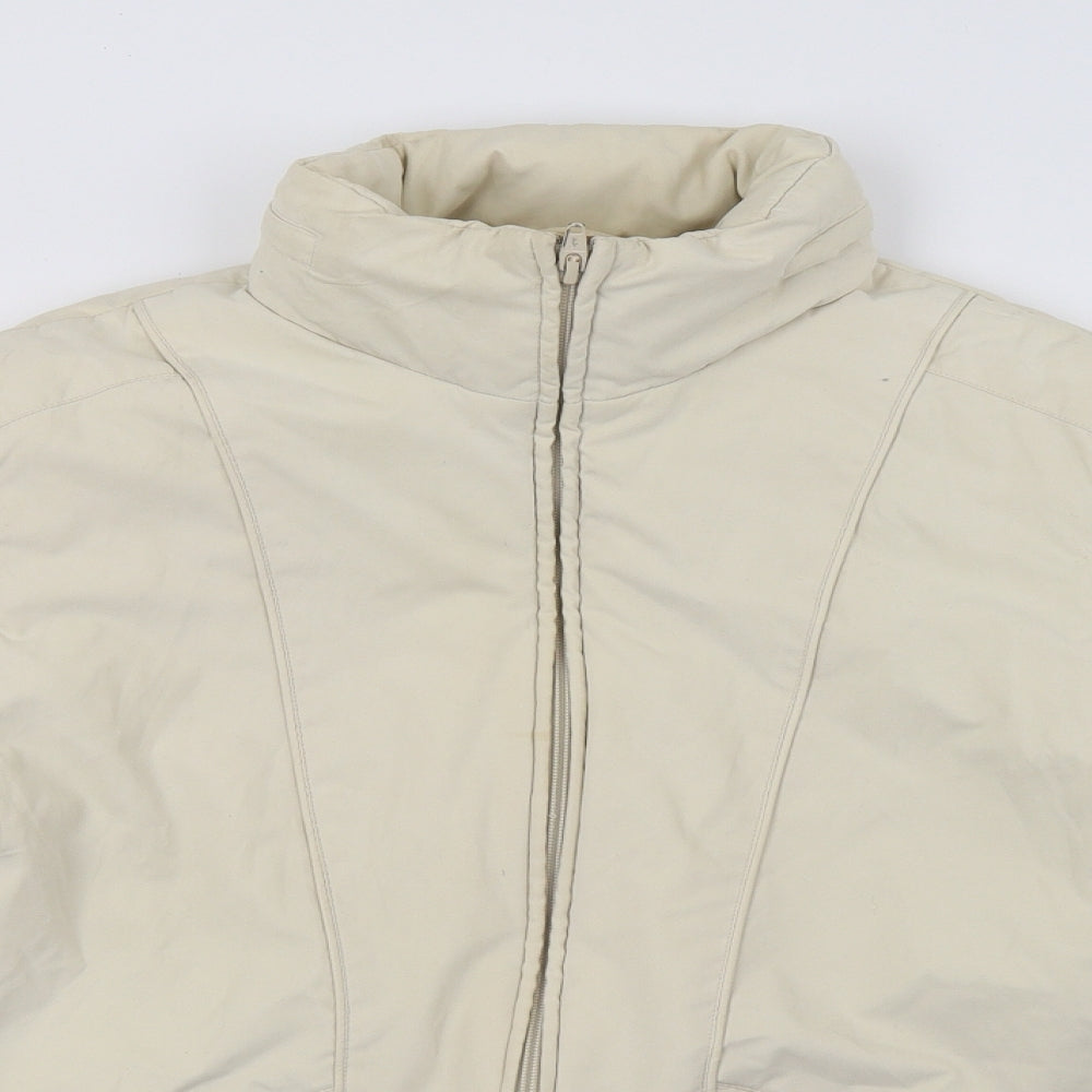 Dorothy Perkins Womens Ivory   Parka Jacket Size 14