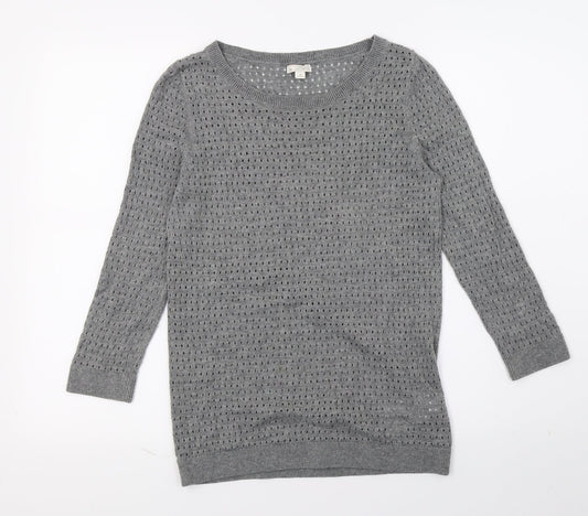 Gap Womens Grey  Knit Pullover Jumper Size S