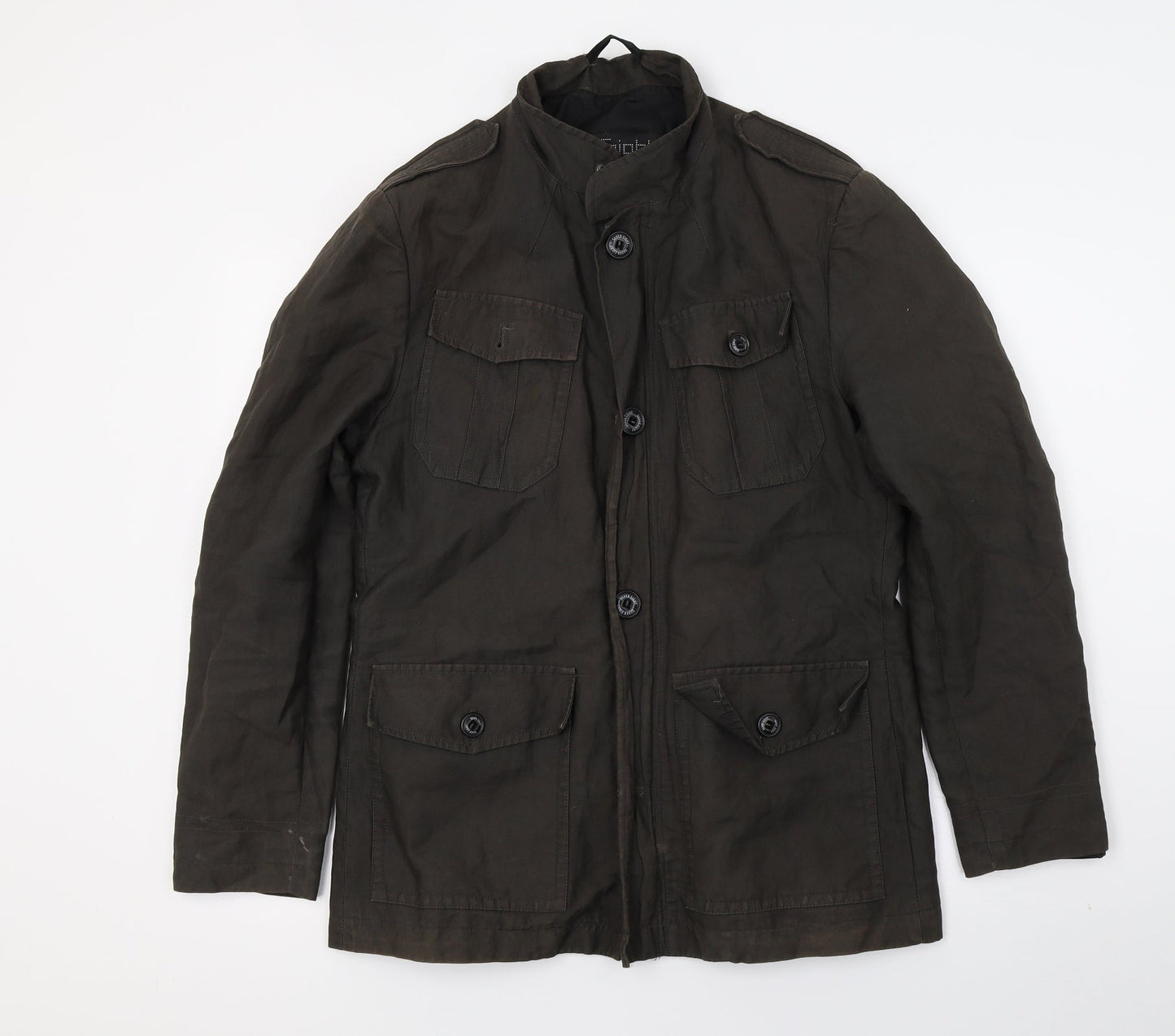 Silver Eight Mens Green   Jacket  Size S
