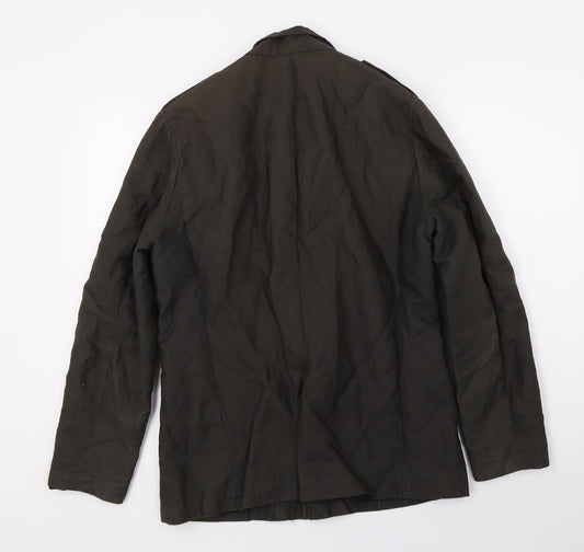 Silver Eight Mens Green   Jacket  Size S