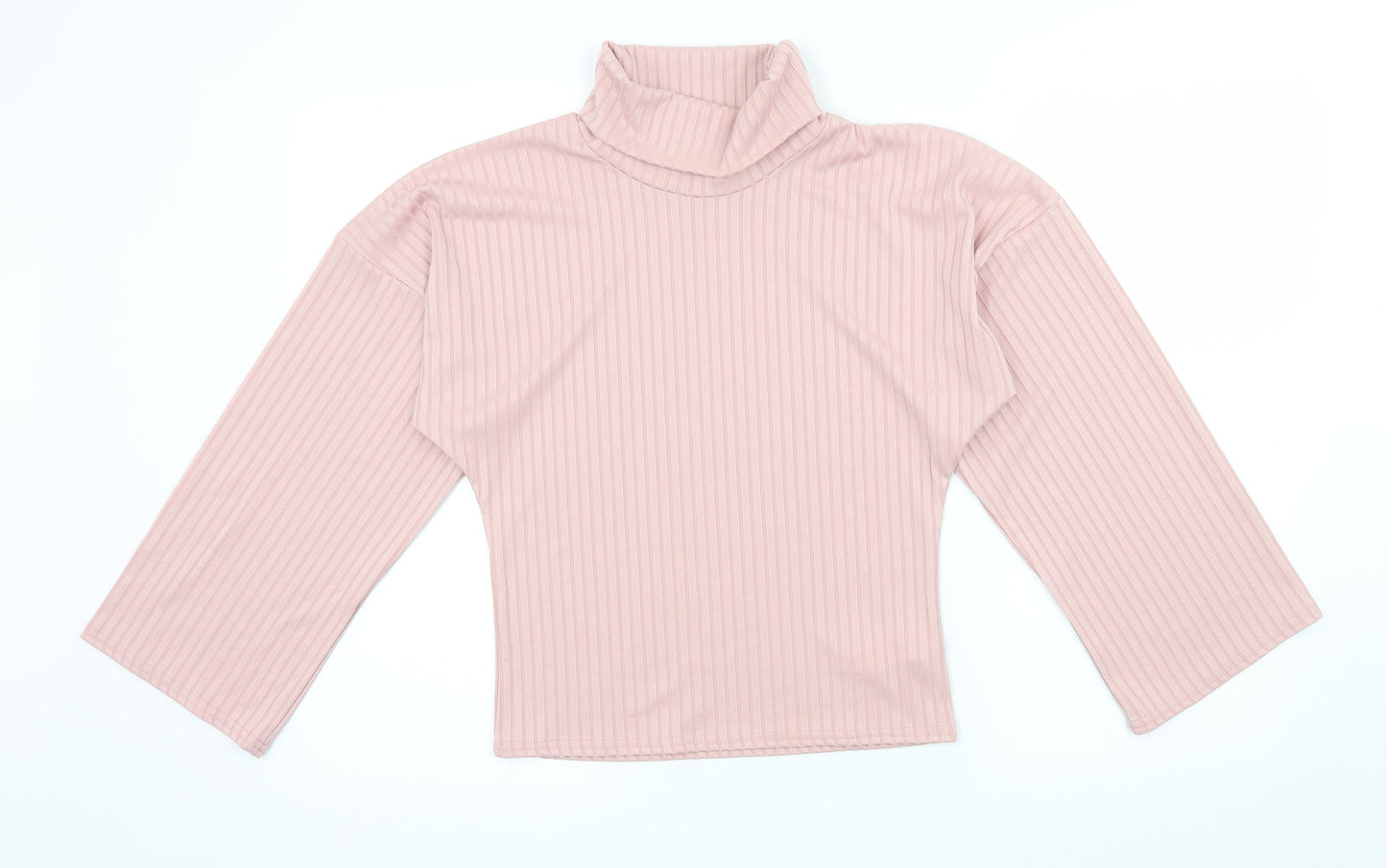 Nasty Gal Womens Pink  Jersey Basic T-Shirt Size 6
