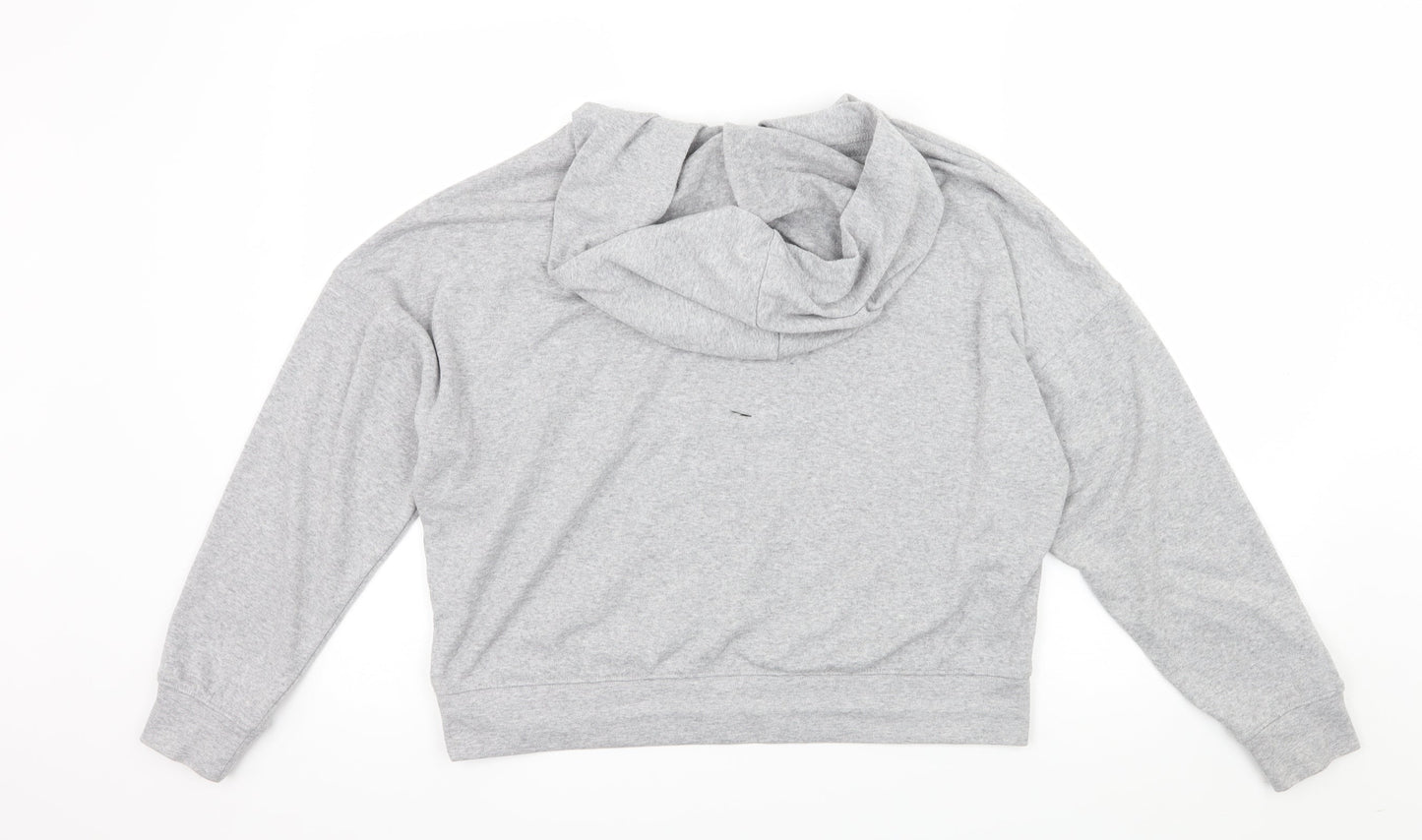 FOREVER 21 Womens Grey  Jacquard Pullover Hoodie Size S