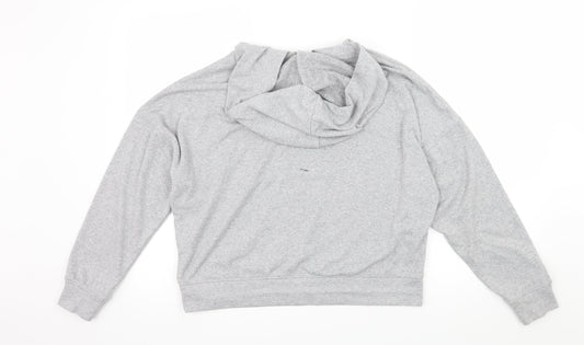 FOREVER 21 Womens Grey  Jacquard Pullover Hoodie Size S