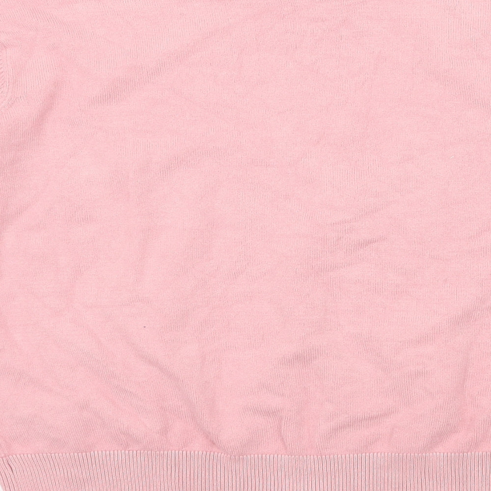 H&M Womens Pink  Knit Pullover Jumper Size 10