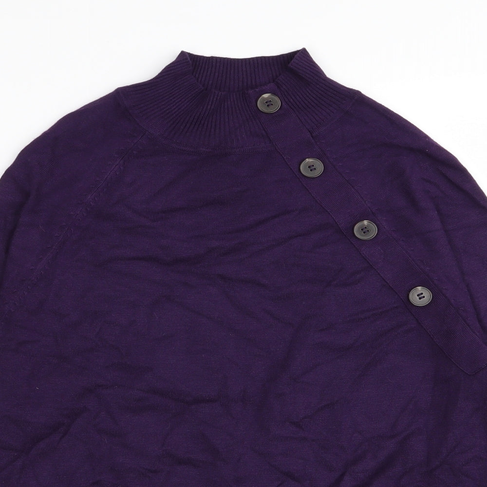 M&Co Womens Purple   Pullover Jumper Size 12