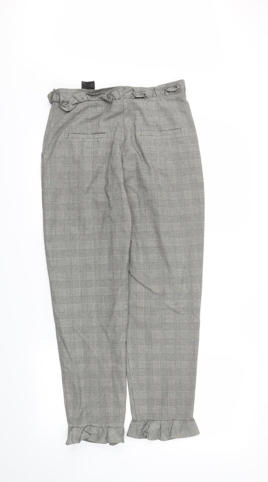 H&M Womens Grey   Jogger Trousers Size 6 L25 in